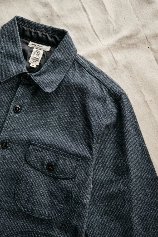 HIROSHI KATO The Anvil Beach Cloth Jacket - Navy Flash Sale