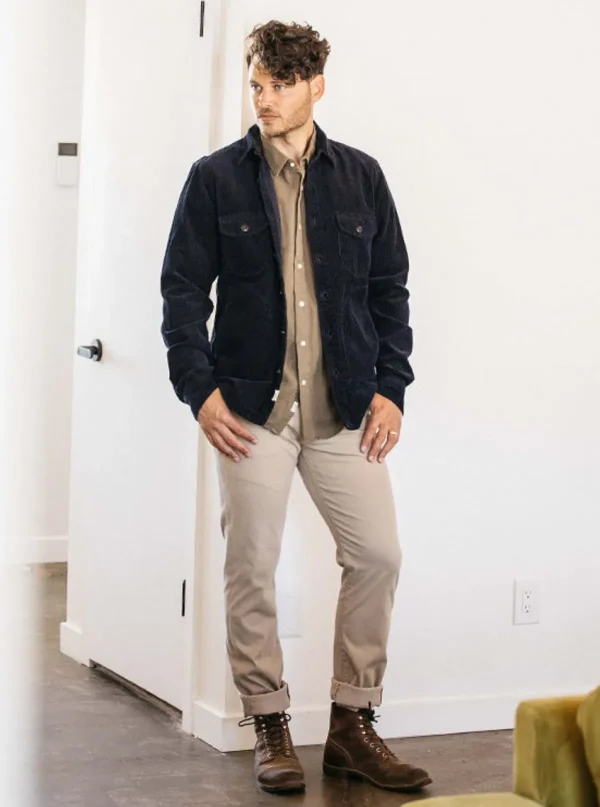 HIROSHI KATO The Anvil Corduroy - Navy Best Sale