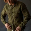 HIROSHI KATO The Anvil Oxford Paraffin Wax Jacket - Military Green Online