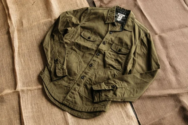 HIROSHI KATO The Anvil Oxford Paraffin Wax Jacket - Military Green Online