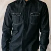 HIROSHI KATO The Brace Shirt - Indigo Best