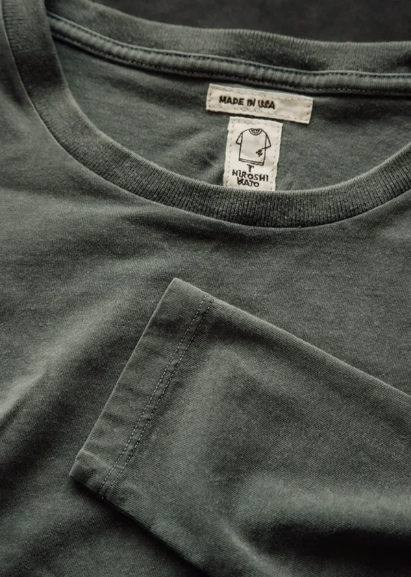 HIROSHI KATO The Drill 7Oz Organic Cotton - Pigment Charcoal Gray Online