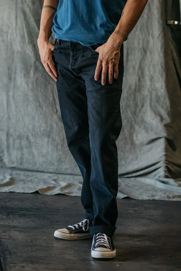 HIROSHI KATO The Hammer Straight Natural Slub Indigo - Miles 12.5Oz Selvedge Store