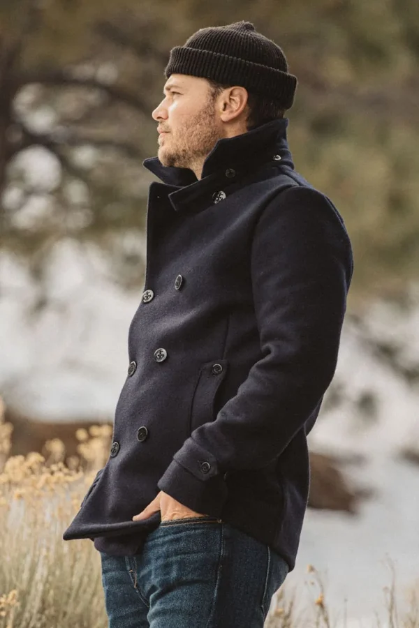 HIROSHI KATO The Mallet Peacoat - Navy Fashion