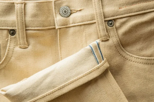 HIROSHI KATO The Pen Slim - Beige Raw 10.5Oz Selvedge Best Sale