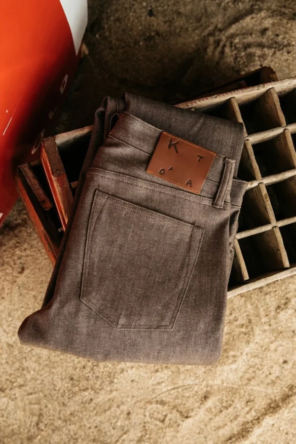 HIROSHI KATO The Pen Slim - Brown Raw 10.5Oz Selvedge Shop