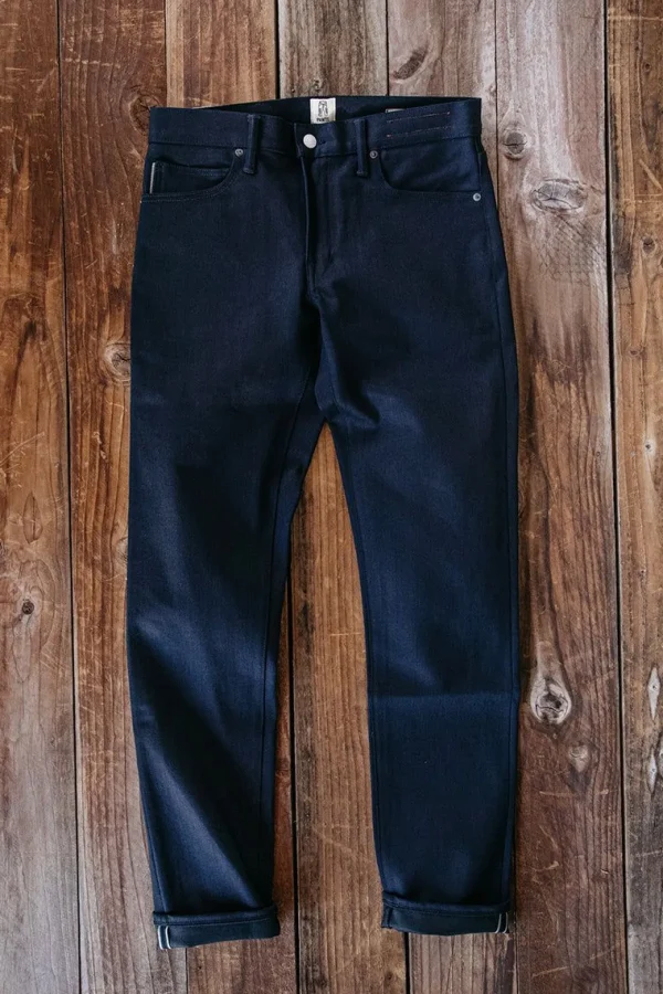 HIROSHI KATO The Pen Slim - Indigo Black Raw 14Oz Selvedge Store