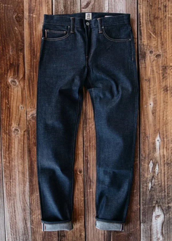 HIROSHI KATO The Pen Slim - Indigo Raw 14Oz Selvedge Cheap