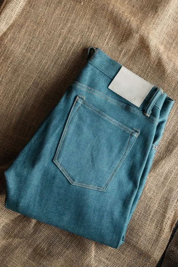 HIROSHI KATO The Pen Slim - Old Blue Raw 14Oz Selvedge Clearance