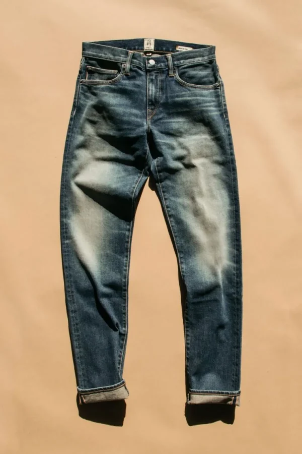 HIROSHI KATO The Pen Slim - Slash 14Oz Selvedge Flash Sale