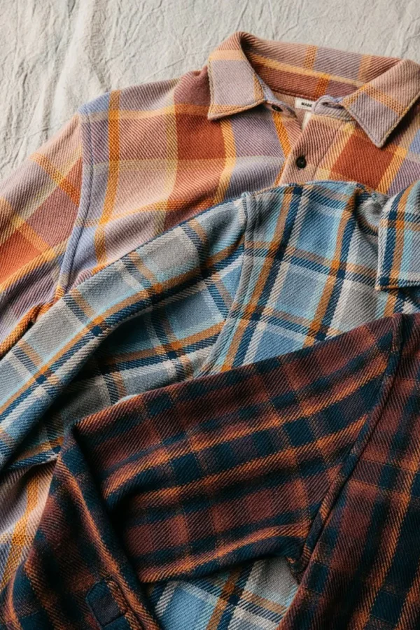 HIROSHI KATO The Ripper Plaid - Orange Blue Store