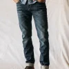 HIROSHI KATO The Scissors Slim Tapered - Jett 14Oz Selvedge New