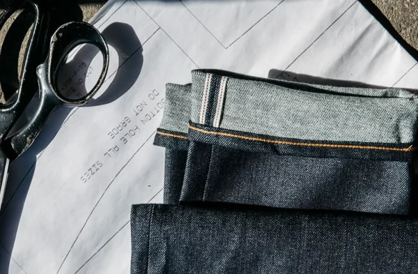 HIROSHI KATO The Scissors Slim Tapered- Indigo Raw 10.5Oz Selvedge Clearance