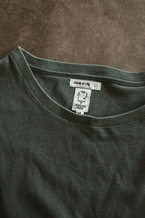 HIROSHI KATO The Stamp Organic Cotton 7Oz - Pigment Military Green New